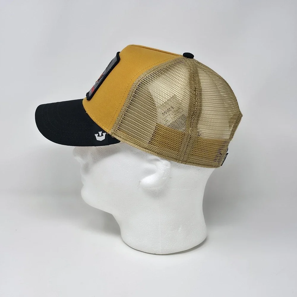 Goorin‎ Bros The Farm Beware Guard Dog Doberman Mustard Trucker Hat Cap Snapback